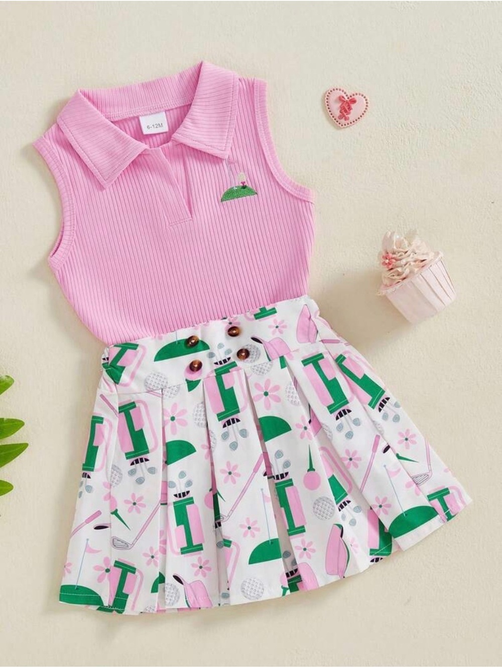 Viral TikTok Shop Girls Golf Set ⛳️💗 Size 3-4Y